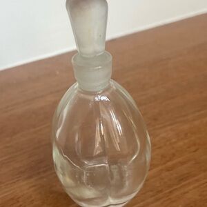 Frenzy by Corday Clear Glass Vintage-Style Perfume Bottle